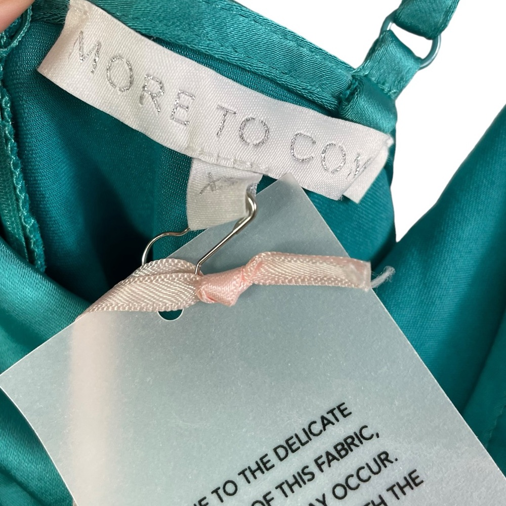 NWT More to Come Haven Midi Dress in Teal - Picture 5 of 6